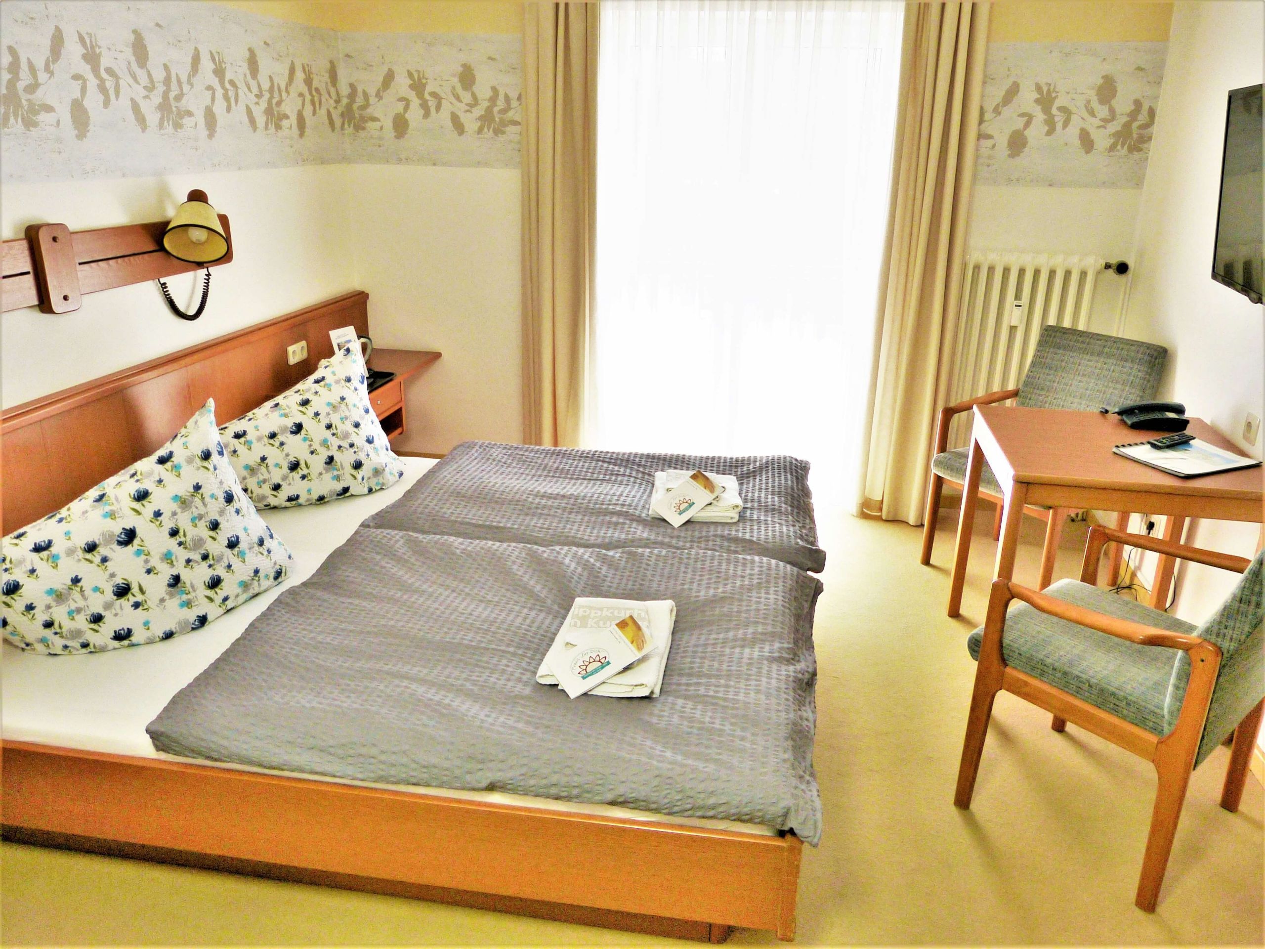 Helles Schlafzimmer Doppelzimmer - Hotel am Kurpark in Malente