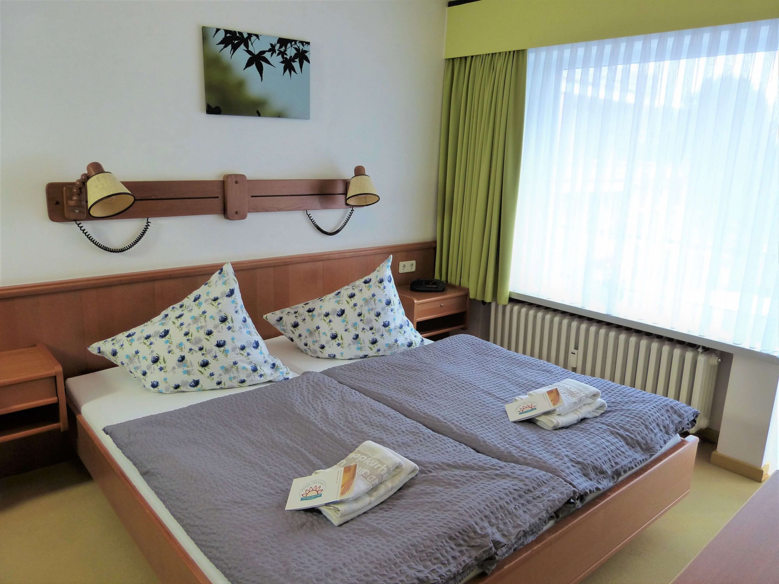 Hotel am Kurpark in Malente helles Doppelzimmer 