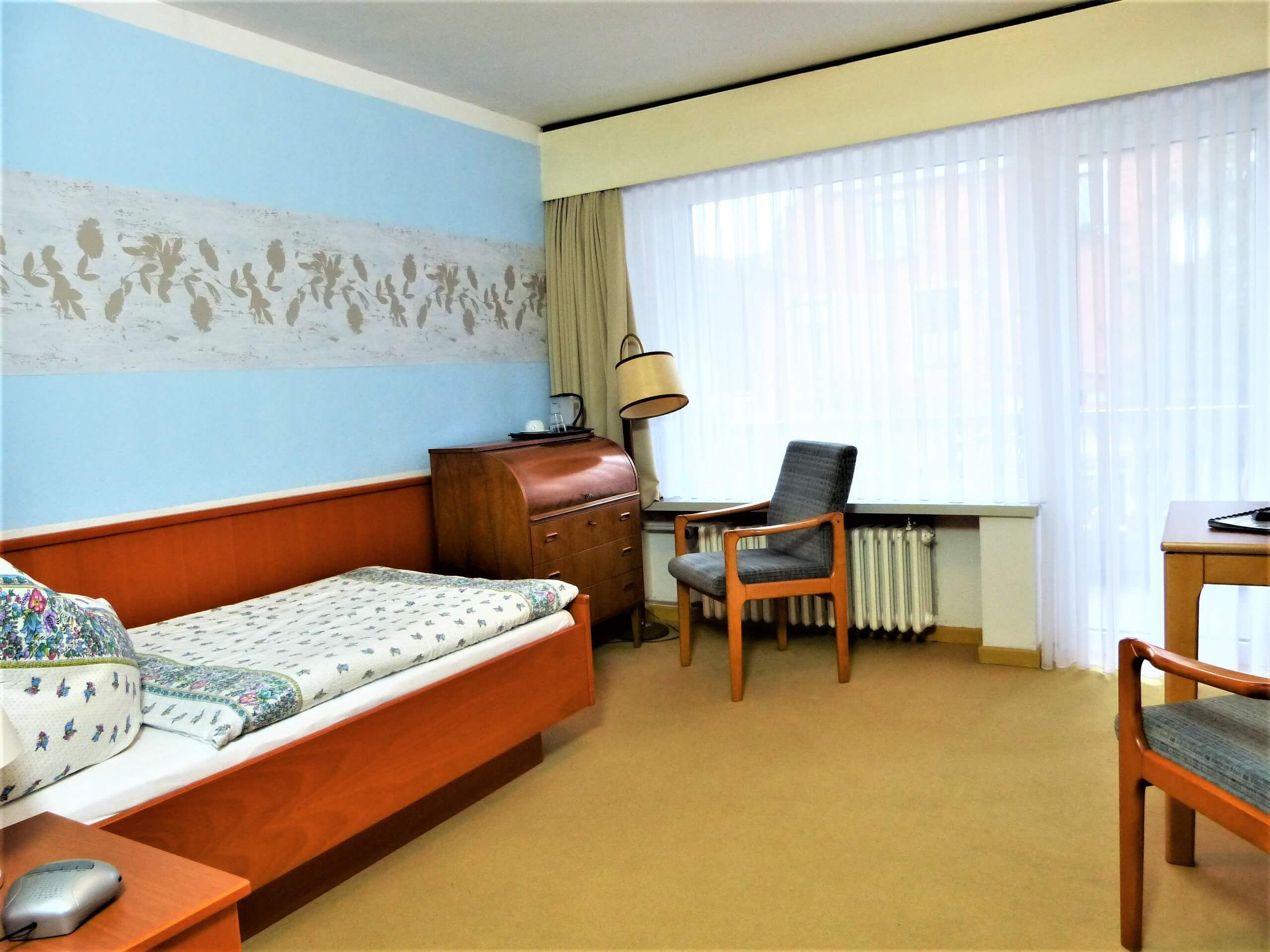 Hotel am Kurpark in Malente - Schlafzimmer Einzelzimmer 