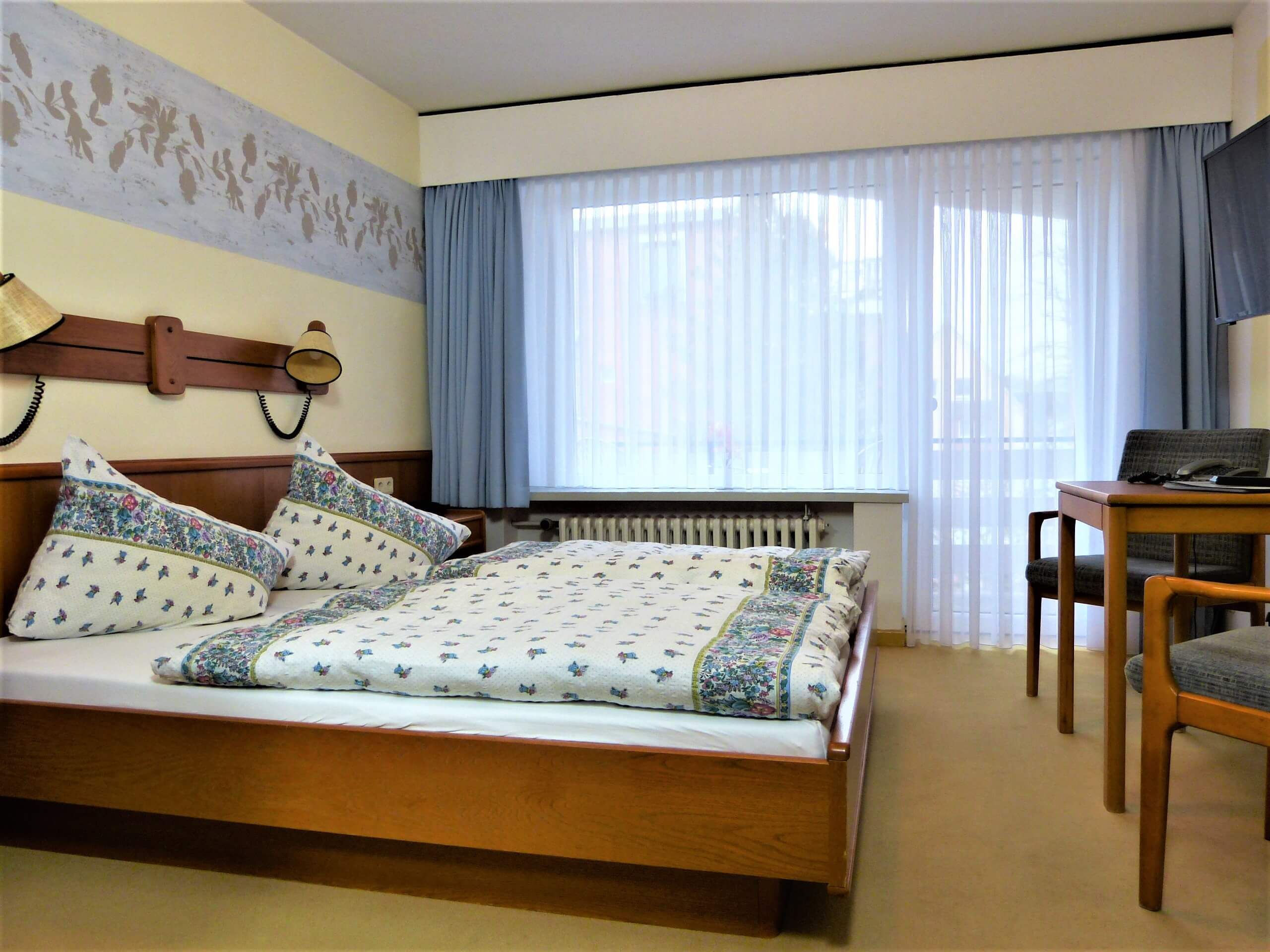 Hotel am Kurpark in Malente Schlafzimmer Doppelzimmer 