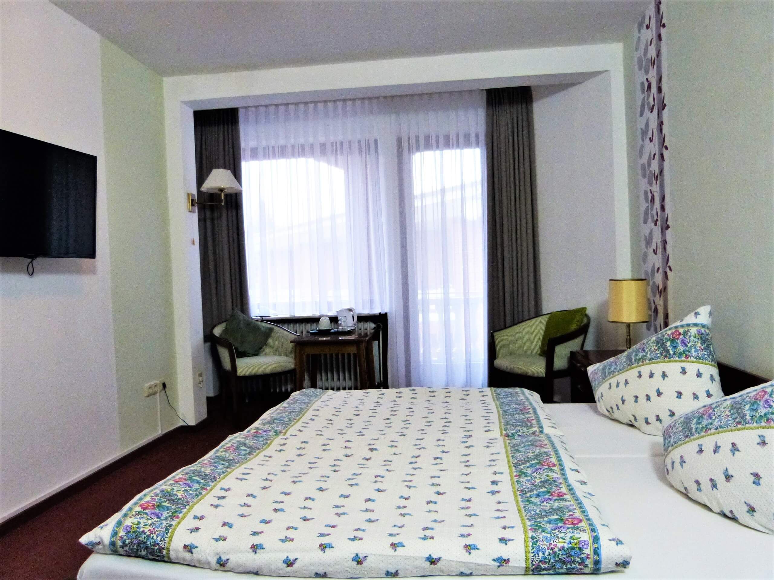 Hotel am Kurpark in Malente Doppelzimmer Schlafzimmer