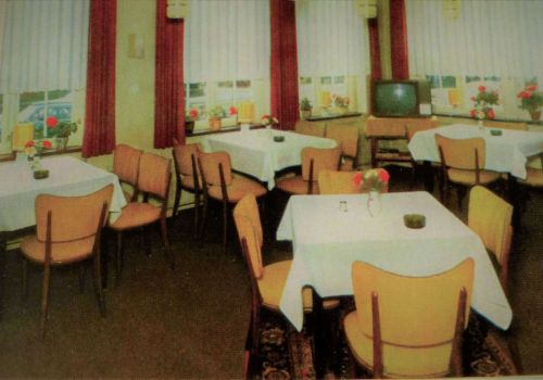 Hotel am Kurpark in Malente - Speisesaal 1960