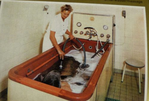 Hotel am Kurpark in Malente - Unterwassermassage 1960